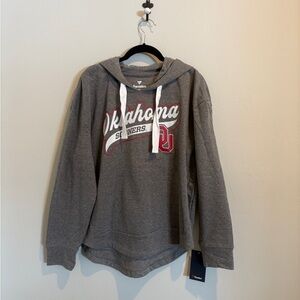 Oklahoma Sooners Fanatics Gray Hoodie size large